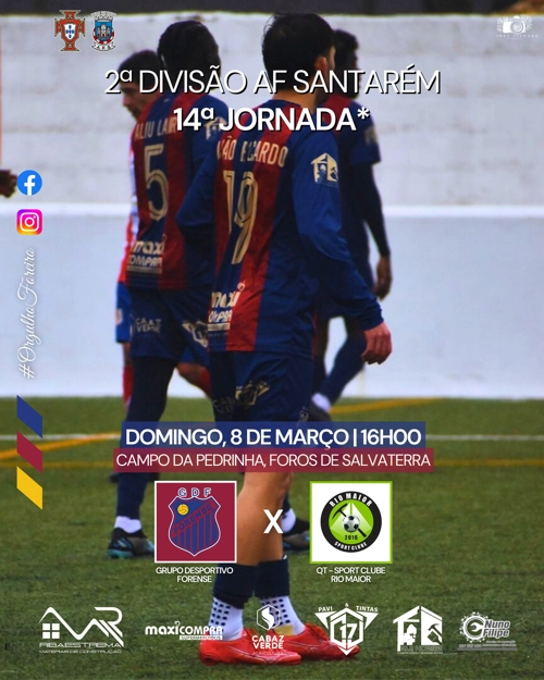 Jogo 2ª Divisão AF Santarém - 14ª Jornada