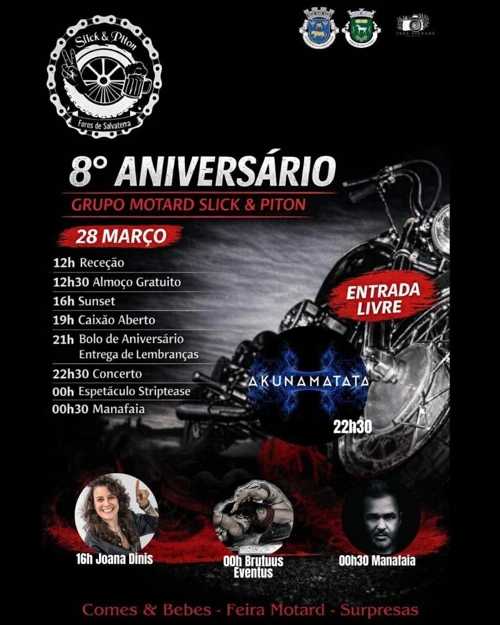 8º Aniversário Grupo Motard Slick & Piton