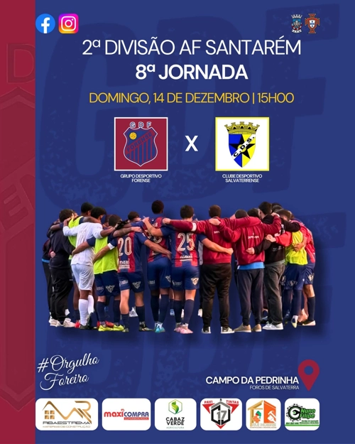 Jogo 2ª Divisão AF Santarém - 8ª Jornada