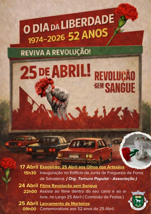 Reviva a Revolução! 52 anos da Revolução sem sangue