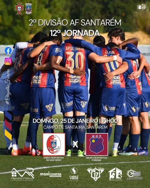Jogo 2ª Divisão AF Santarém - 12ª Jornada