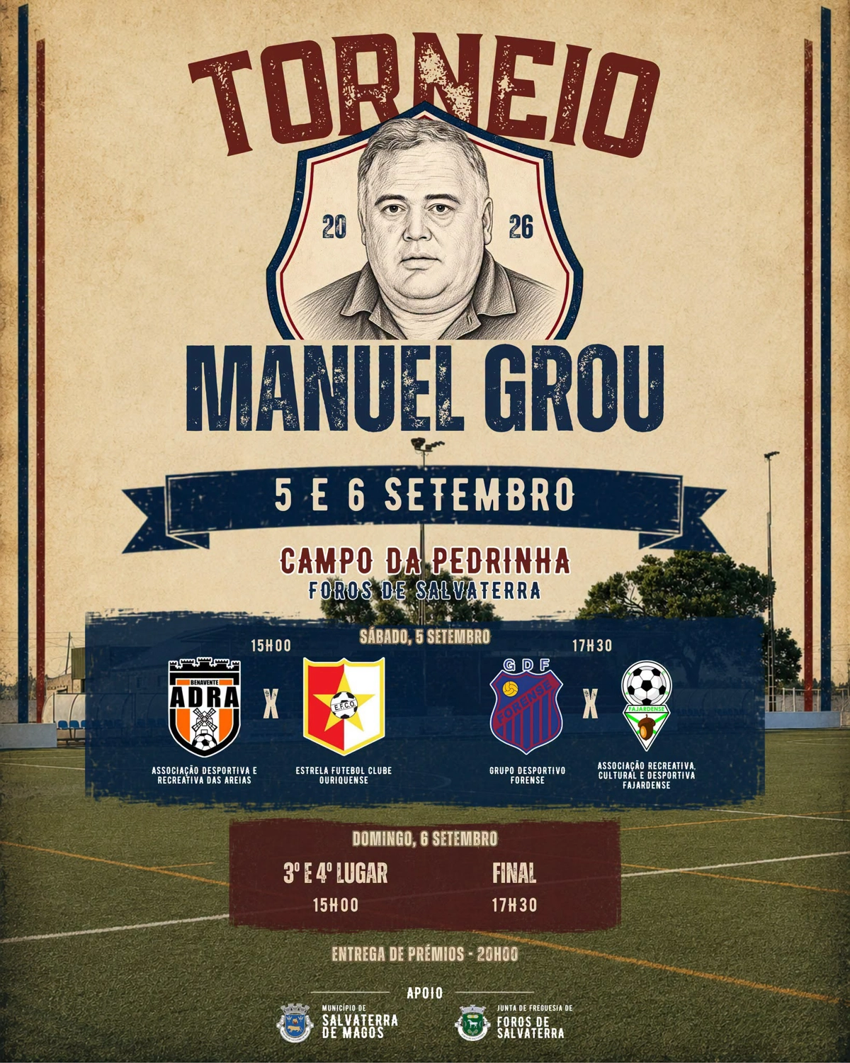 Torneio Manuel Grou - 5 e 6 Setembro